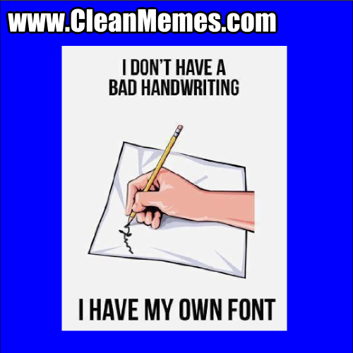 IHaveMyOwnFont