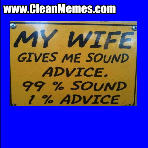 WifeGivesMeSoundAdvice