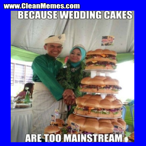 WeddingCakesAreTooMainstream