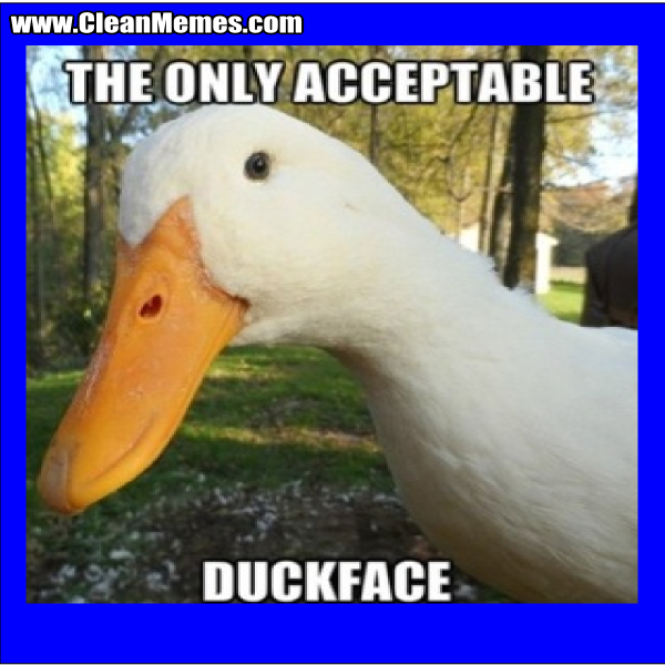 TheOnlyAcceptableDuckFace