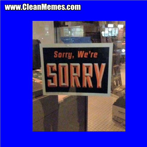 10SorryWereSorry